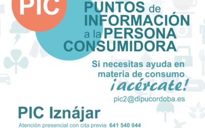 El Punto de Información a la Persona Consumidora de Iznájar da a conocer el calendario 2024-2025