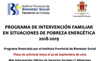 Programa de Intervención Familiar en situaciones de Pobreza Energética