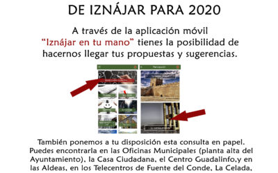 El Ayuntamiento de Iznájar lanza los Presupuesto Participativos 2020