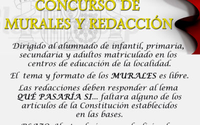 El Ayuntamiento de Iznájar convoca unos concursos para promover entre el alumnado la importancia de nuestra Constitución