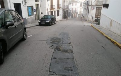 Obras en calle Puerta de la Muela