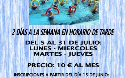 Aquagym en la Piscina Municipal