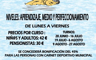 Cursos de Natación para este verano