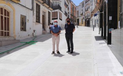 Restablecimiento del tráfico en calle Puerta de la Muela de Iznájar