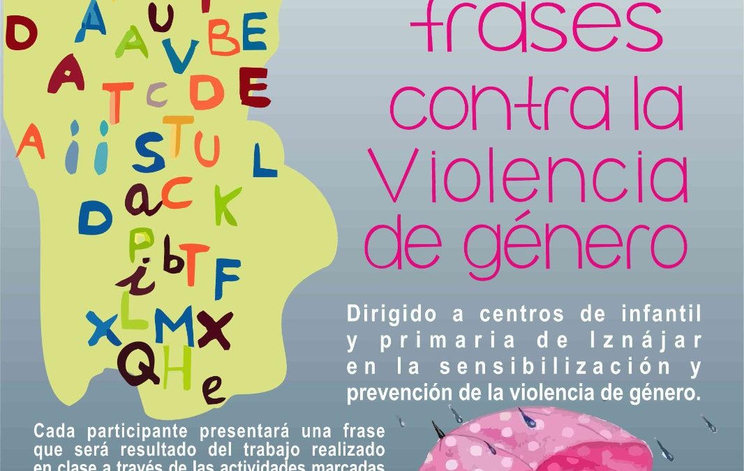 Concurso “Lluvia de Frases contra la Violencia de Género” | Ayuntamiento de  Iznájar