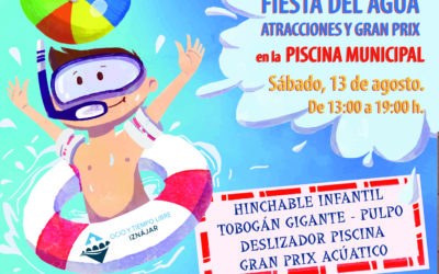 Fiesta del agua en la Piscina. 13/08/2022