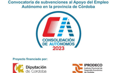 Convocatoria subvenciones al apoyo del empleo para autónomos de Córdoba