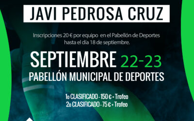 Torneo de Fútbol Sala «VIII Memorial Javi Pedrosa Cruz» – 22-23/09/2023