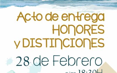 Acto de entrega de los honores y distinciones del ayuntamiento de Iznájar 2024. 28/02/2024