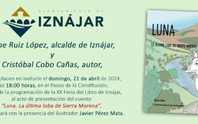 Presentación del cuento «Luna. La última loba de Sierra Morena». XX Feria del Libro – 21/04/2024