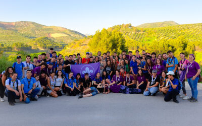 400 scouts se congregan en Iznájar por San Jorge