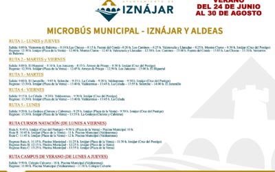 El microbús municipal anuncia las rutas y horarios para este verano