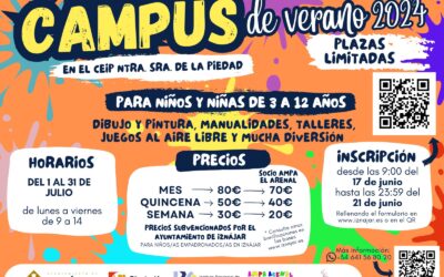 Iznájar abre el plazo de inscripción para las plazas del Campus de Verano
