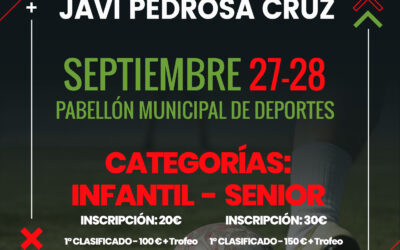 IX Torneo de Fútbol Sala «Memorial Javi Pedrosa Cruz»