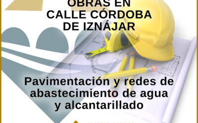 Inicio de obras en calle Córdoba de Iznájar (Fase 2)