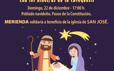 Belén viviente con los niños de la catequesis – 22/12/2024