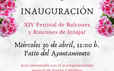 El XIV Festival de los Balcones y Rincones de Iznájar dará comienzo el próximo miércoles
