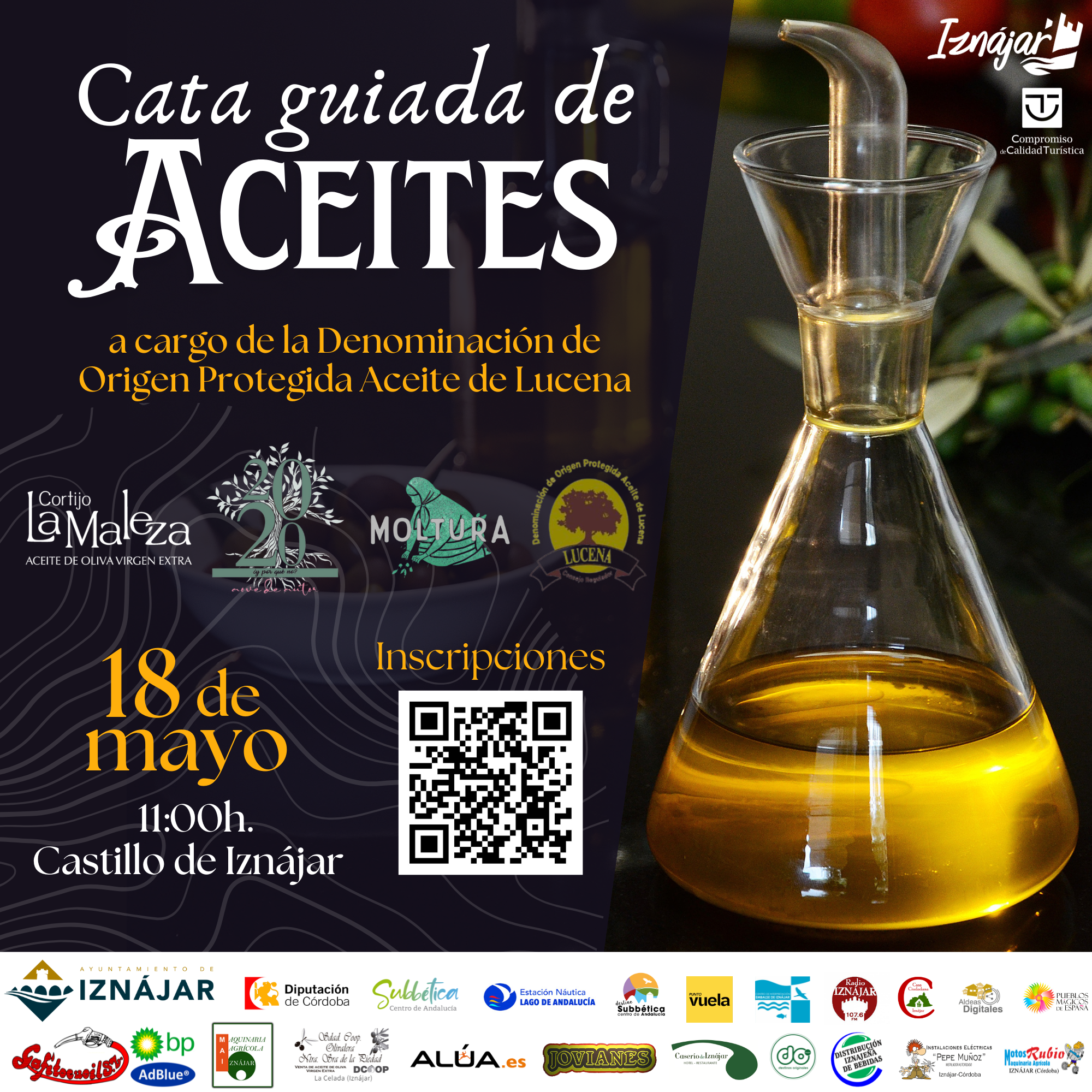 El Festival de los Balcones y Rincones de Iznájar apuesta por el oleoturismo local